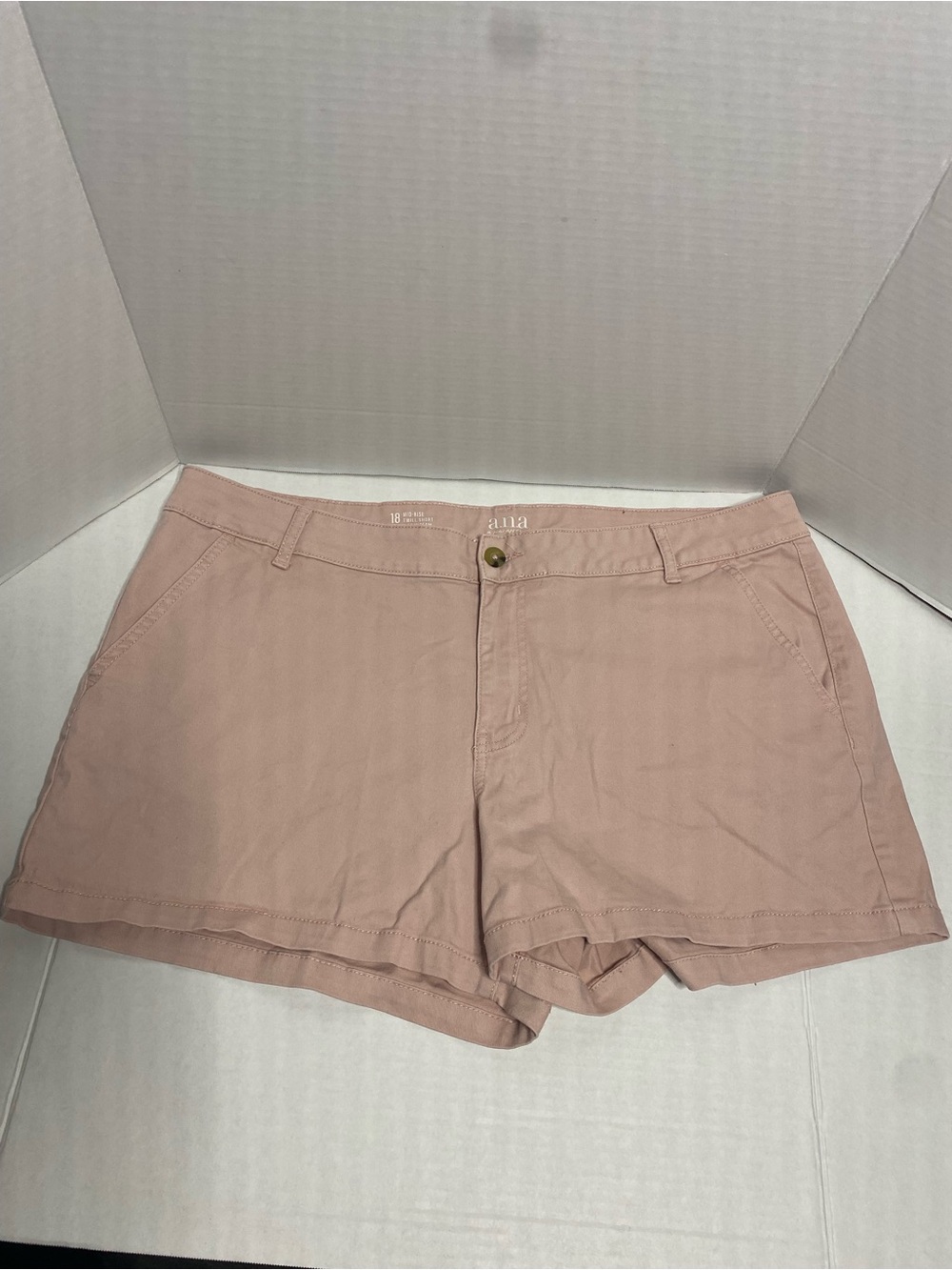 a.n.a Blush Pink Chino Bermuda Shorts